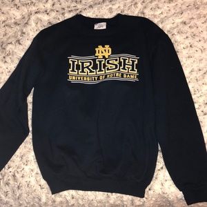 University of Notre Dame Crewneck Pullover (YXL)